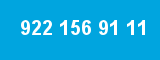 922 156 91 11 922 156 91 11